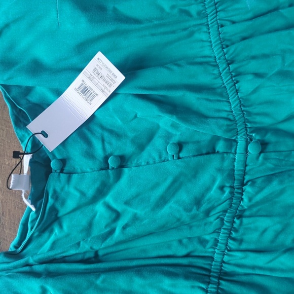 NWT BB DAKOTA maxi dress, teal, Large - Picture 2 of 3